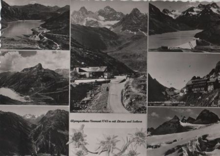 Österreich - Vermunt - Alpengasthof - 1957 Österreich - Vermunt - Alpengasthof - 1957