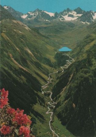 Österreich - Silvrettastraße - mit Vermuntstausee - 1977 Österreich - Silvrettastraße - mit Vermuntstausee - 1977
