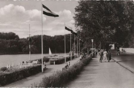 Malente - Gremsmühlen, Dieksee-Promenade - 1960 Malente - Gremsmühlen, Dieksee-Promenade - 1960