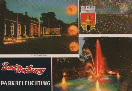 Bad Driburg - Parkbeleuchtung - ca. 1980 Bad Driburg - Parkbeleuchtung - ca. 1980
