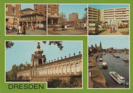 Dresden - u.a. Blick zum Pirnaischen Platz - 1984 Dresden - u.a. Blick zum Pirnaischen Platz - 1984