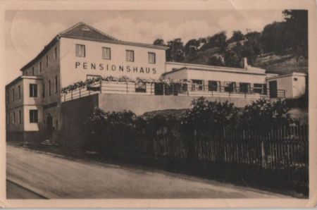 Uhlstädt-Kirchhasel, Weißen - Pensionshaus Knüpfer - 1956 Uhlstädt-Kirchhasel, Weißen - Pensionshaus Knüpfer - 1956