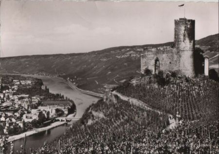 Bernkastel-Kues - mit Ruine Landshut - 1965 Bernkastel-Kues - mit Ruine Landshut - 1965