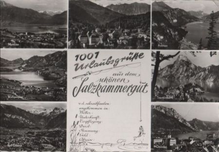 Österreich - Salzkammergut - u.a. Attersee - 1962 Österreich - Salzkammergut - u.a. Attersee - 1962