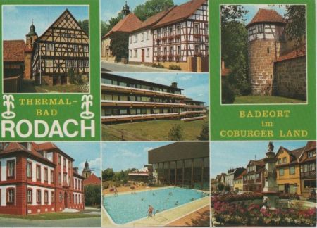 Bad Rodach - 7 Teilbilder - ca. 1980 Bad Rodach - 7 Teilbilder - ca. 1980