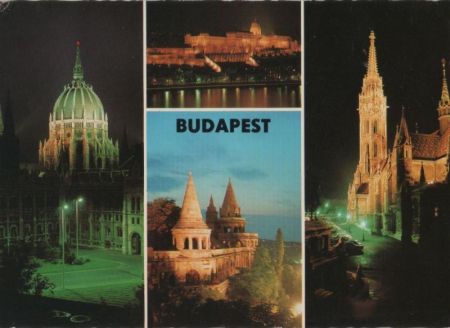 Ungarn - Budapest - mit 4 Bildern - 1973 Ungarn - Budapest - mit 4 Bildern - 1973