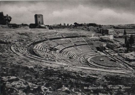 Italien - Syrakus - Syracusa - Teatro Greco - ca. 1965 Italien - Syrakus - Syracusa - Teatro Greco - ca. 1965