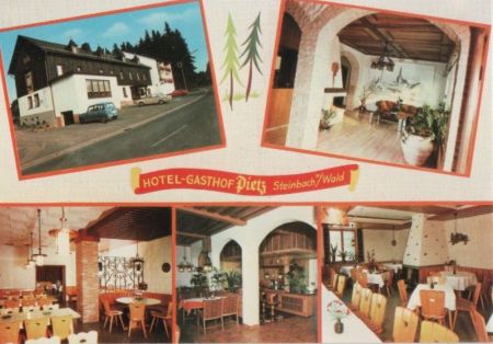 Steinbach am Wald - Hotel Pietz - ca. 1985 Steinbach am Wald - Hotel Pietz - ca. 1985