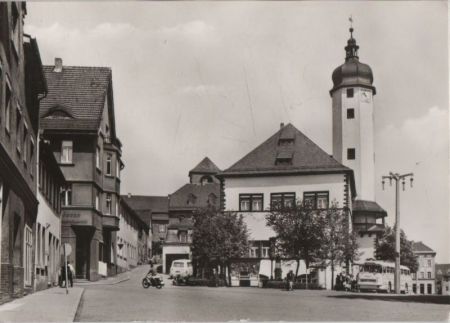 Weida - Rathaus am Neumarkt - 1981 Weida - Rathaus am Neumarkt - 1981