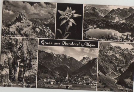 Oberstdorf - u.a. Breitachklamm - 1959 Oberstdorf - u.a. Breitachklamm - 1959