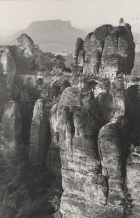 Königstein - Sächs. Schweiz - Basteibrücke - 1971 Königstein - Sächs. Schweiz - Basteibrücke - 1971