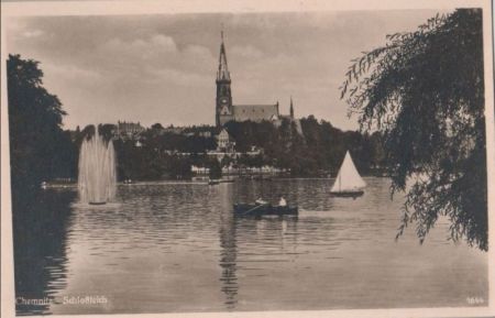 Chemnitz - Schloßteich - ca. 1940 Chemnitz - Schloßteich - ca. 1940
