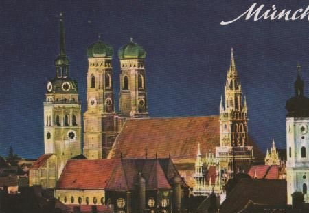 München bei Nacht - ca. 1985 München bei Nacht - ca. 1985
