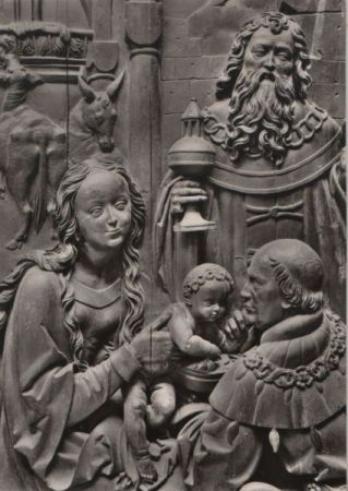 Bamberg - Dom, Altar von Veit Stoss - ca. 1955 Bamberg - Dom, Altar von Veit Stoss - ca. 1955