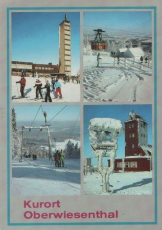 Oberwiesenthal - 4 Teilbilder - 1991 Oberwiesenthal - 4 Teilbilder - 1991