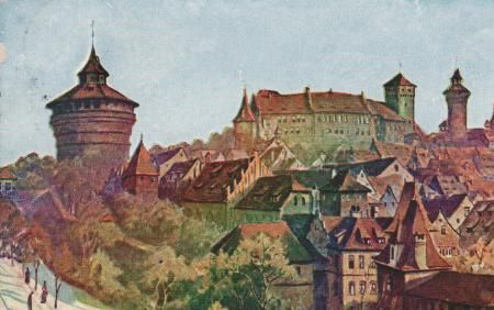 Nürnberg - Hallertorpanorama - 1931 Nürnberg - Hallertorpanorama - 1931