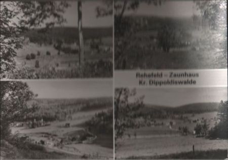 Altenberg-Rehefeld - Zaunhaus - ca. 1985 Altenberg-Rehefeld - Zaunhaus - ca. 1985