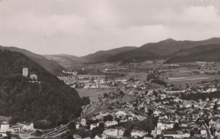 Waldkirch - Blick ins Elztal - 1958 Waldkirch - Blick ins Elztal - 1958