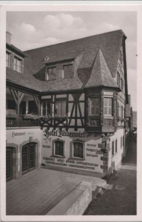 Rüdesheim - Der Lindenwirt - 1952 Rüdesheim - Der Lindenwirt - 1952