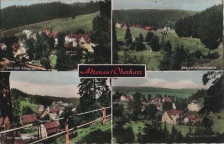 Altenau - u.a. Blick zur Schwefelquelle - ca. 1965 Altenau - u.a. Blick zur Schwefelquelle - ca. 1965