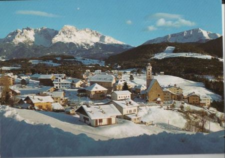 Italien - Deutschnofen - gegen Latemar - ca. 1980 Italien - Deutschnofen - gegen Latemar - ca. 1980