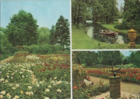 Wörlitz - Landschaftspark, u.a. Gondelfahrt - ca. 1975 Wörlitz - Landschaftspark, u.a. Gondelfahrt - ca. 1975