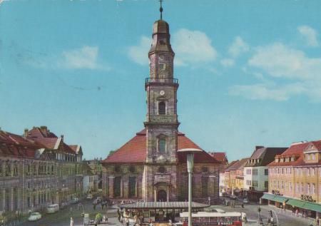 Erlangen - Hugenottenplatz - ca. 1975 Erlangen - Hugenottenplatz - ca. 1975