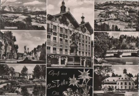 Bad Tölz - u.a. Kurpark und Wandelhalle - 1965 Bad Tölz - u.a. Kurpark und Wandelhalle - 1965