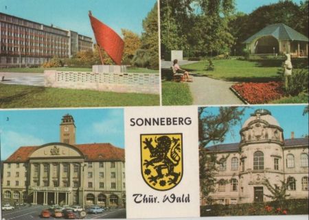 Sonneberg - u.a. Rathaus - 1980 Sonneberg - u.a. Rathaus - 1980