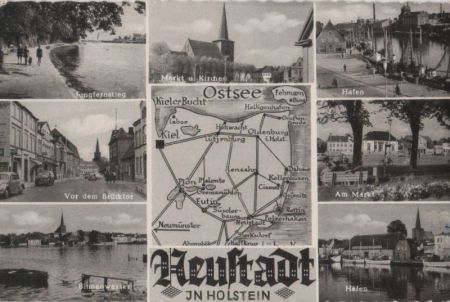 Neustadt Holstein - u.a. Hafen - 1961 Neustadt Holstein - u.a. Hafen - 1961