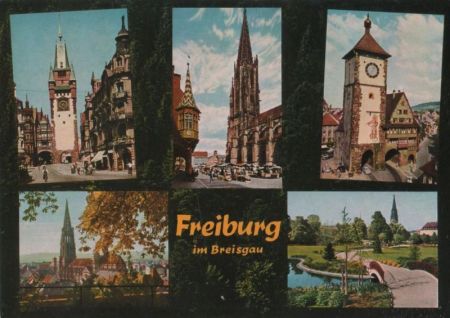 Freiburg (Elbe) - 5 Teilbilder - 1990 Freiburg (Elbe) - 5 Teilbilder - 1990