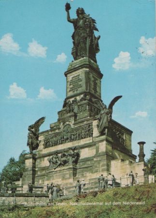Rüdesheim - Nationaldenkmal - 1975 Rüdesheim - Nationaldenkmal - 1975