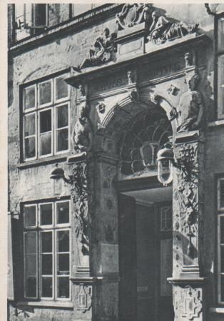 Lübeck - Schabbelhaus Portal - ca. 1955 Lübeck - Schabbelhaus Portal - ca. 1955
