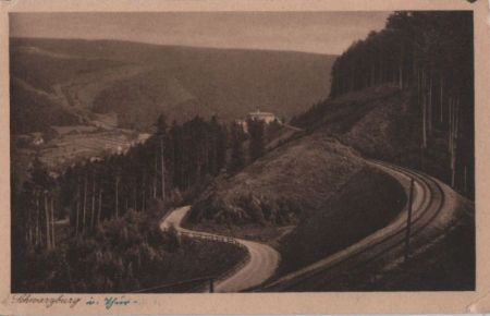 Schwarzburg - mit Bahnschienen - 1926 Schwarzburg - mit Bahnschienen - 1926