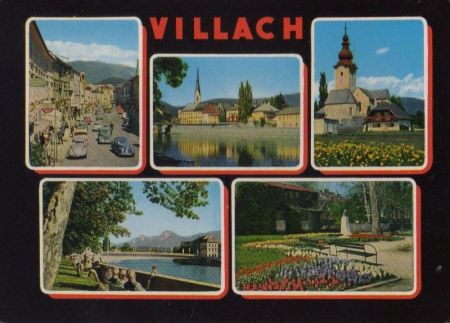 Österreich - Villach - u.a. Neue Stadtbrücke - 1964 Österreich - Villach - u.a. Neue Stadtbrücke - 1964