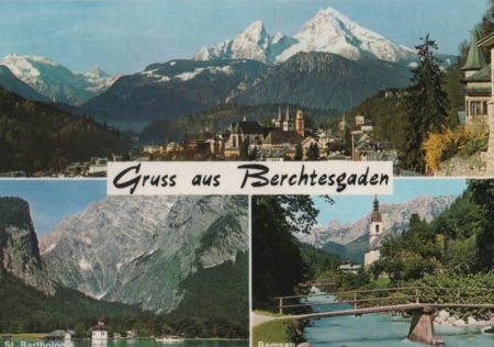 Berchtesgaden - 3 Teilbilder - 1983 Berchtesgaden - 3 Teilbilder - 1983