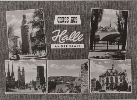 Halle - u.a. An der Saale - 1966 Halle - u.a. An der Saale - 1966