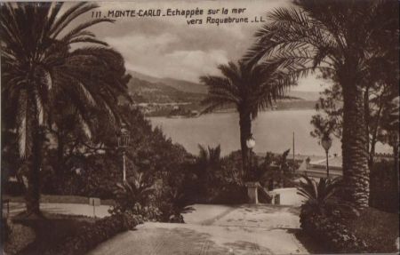 Monaco - Monte Carlo - Echappee - ca. 1940 Monaco - Monte Carlo - Echappee - ca. 1940