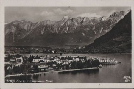 Österreich - Zell am See - mit Steinernem Meer - ca. 1960 Österreich - Zell am See - mit Steinernem Meer - ca. 1960