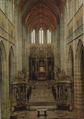 Belgien - Saint-Hubert - Interieru de la Basilique - ca. 1980 Belgien - Saint-Hubert - Interieru de la Basilique - ca. 1980