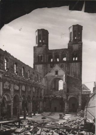 Mariendom nach der Zerstörung - ca. 1965 Mariendom nach der Zerstörung - ca. 1965