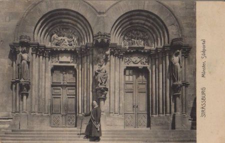 Straßburg - Münster, Südportal - ca. 1935 Straßburg - Münster, Südportal - ca. 1935