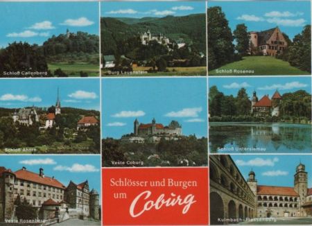 Coburg - Schlösser und Burgen - ca. 1980 Coburg - Schlösser und Burgen - ca. 1980