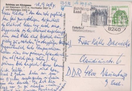 Schönau - mit Watzmann Schönau - mit Watzmann