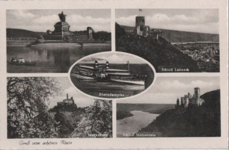 Rhein - u.a. Deutsches Eck - 1960 Rhein - u.a. Deutsches Eck - 1960