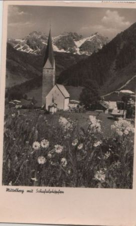 Altusried Mittelberg - mit Schafalpköpfen - 1953 Altusried Mittelberg - mit Schafalpköpfen - 1953