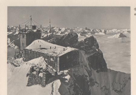 Grainau - Münchner Haus auf der Zugspitze - ca. 1955 Grainau - Münchner Haus auf der Zugspitze - ca. 1955