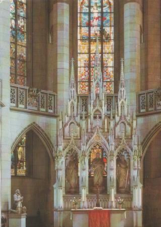 Wittenberg - Altar in Schloßkirche - 1991 Wittenberg - Altar in Schloßkirche - 1991