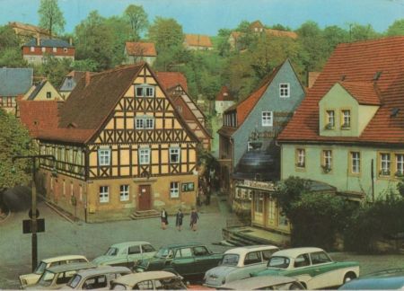 Hohnstein - Marktplatz - 1974 Hohnstein - Marktplatz - 1974