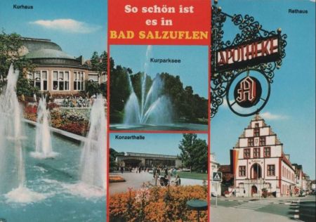 Bad Salzuflen - u.a. Konzerthalle - ca. 1980 Bad Salzuflen - u.a. Konzerthalle - ca. 1980